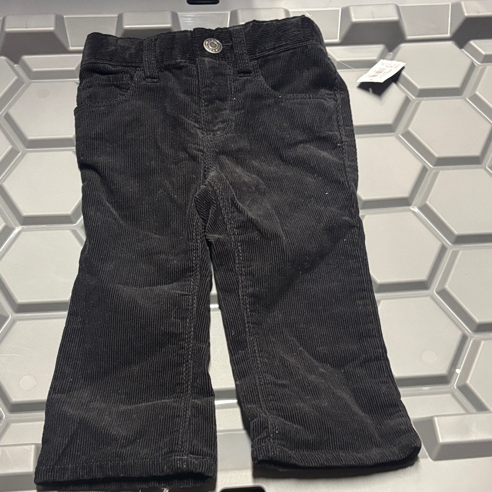 Girls 12-18 months Kids Black Corduroy Pants new with tag old navy 2 for $25⭐️